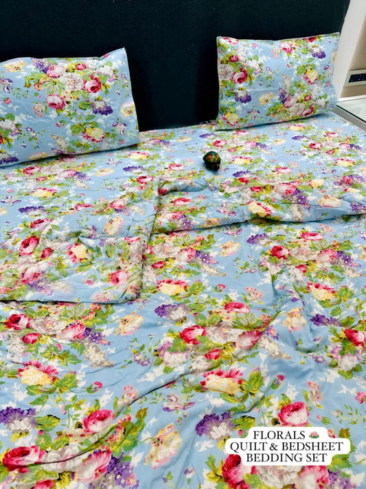 Bedsheet and Quilt Set