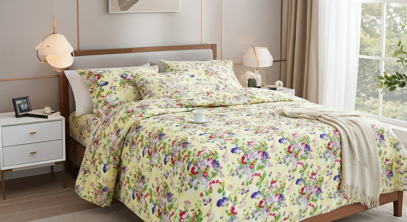 Bedsheet and Quilt Set