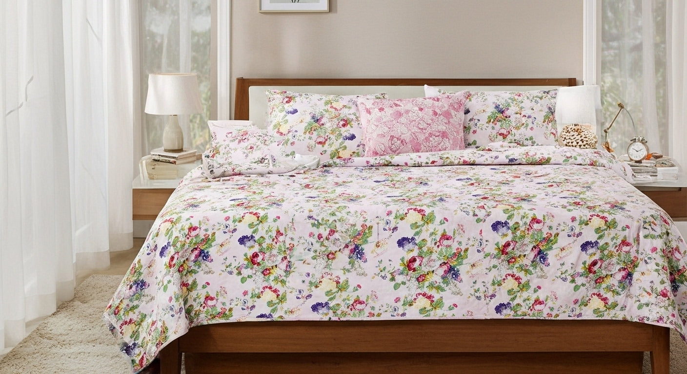 Bedsheet and Quilt Set