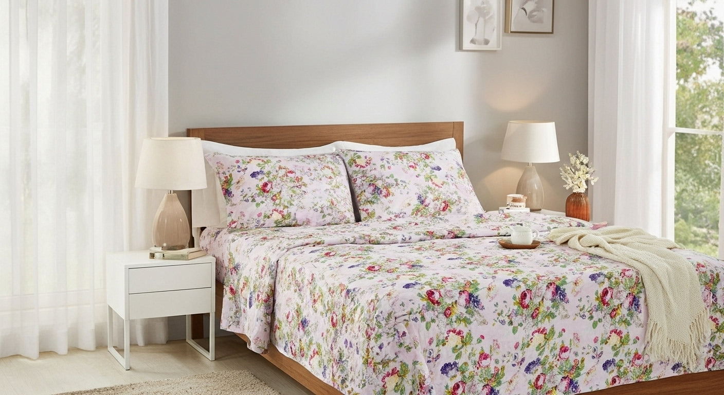 Bedsheet and Quilt Set